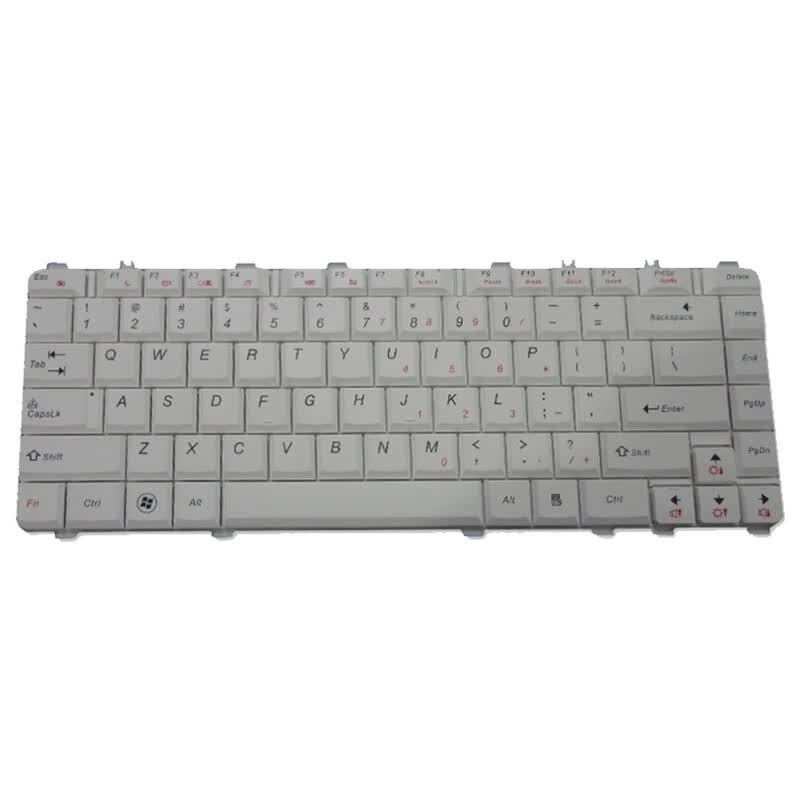 良奥 联想y450键盘 y460 b460 v460 y550 y460p 笔记本内置键盘 白色
