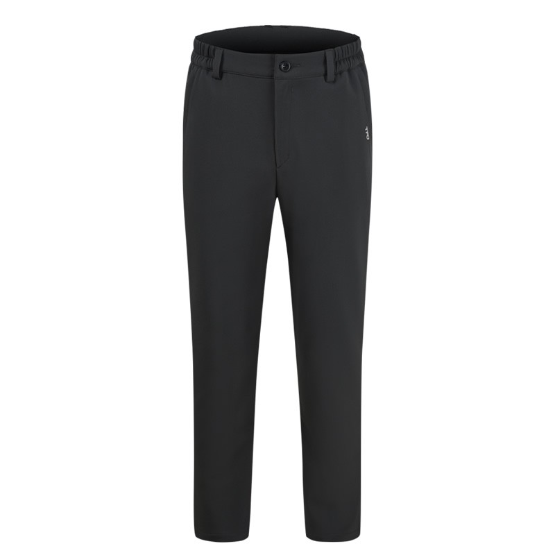 美国TFO 冲锋裤 户外登山裤 男女款商务休闲双层加绒加厚软壳裤 冲锋裤男 男款黑色-990 XL