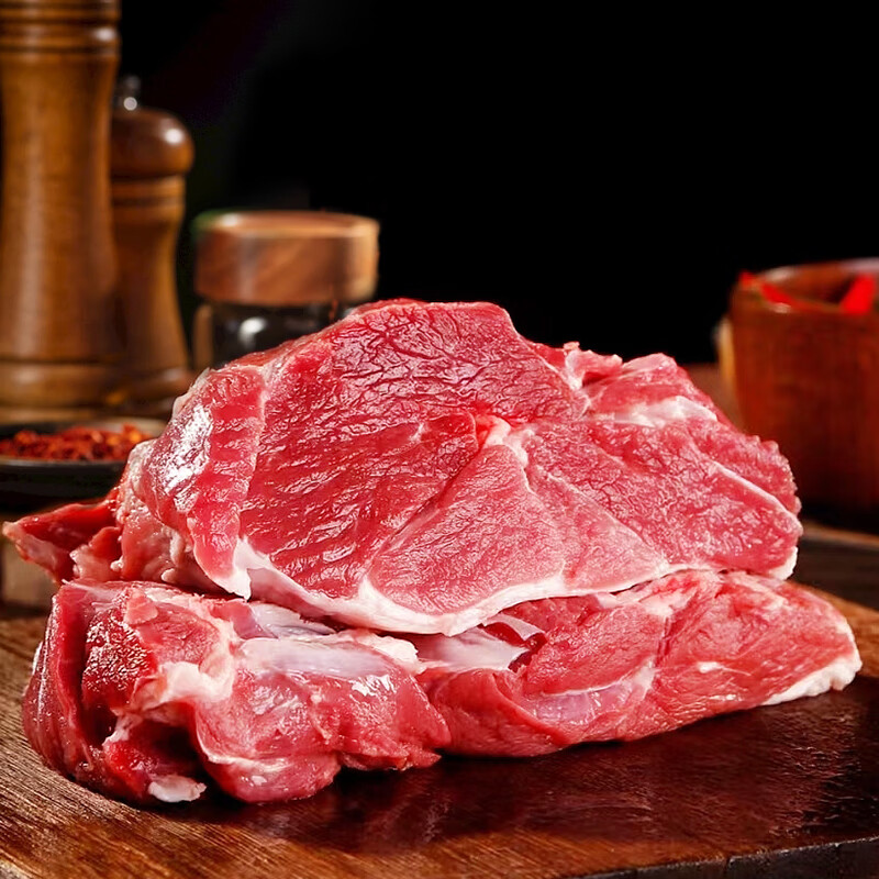 芈羊羊国产滩羊去骨羊后腿肉3斤羊肉生鲜调理 火锅烧烤食材清真 去骨后腿肉3斤