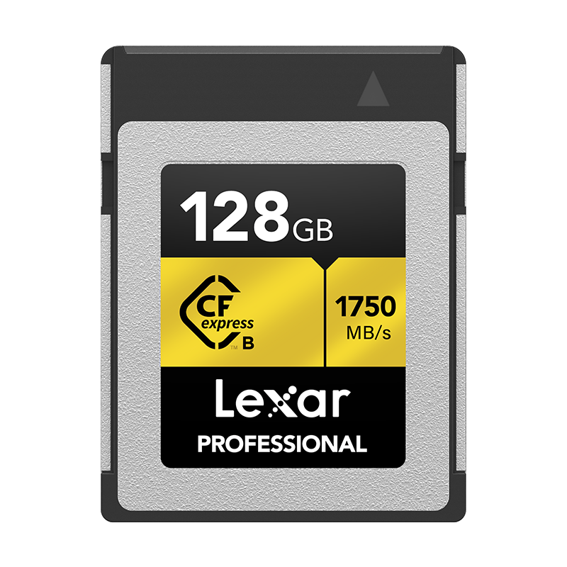 Lexar雷克沙 CFexpress Type B存储卡 XH2S Z8/7 R5内存卡 128G CFE卡 GOLD系列 新一代高速存储
