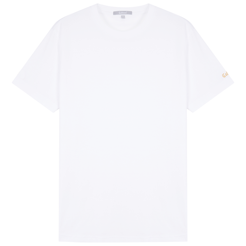 Cabbeen卡宾圆领短袖T恤|优质轻盈面料，简约设计纯色漂白02|价格走势