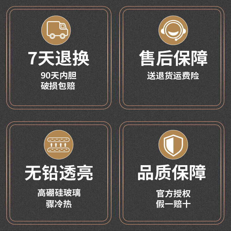 格亚（GEYA）玻璃杯大容量便携水杯男士双层加厚泡茶杯户外水杯带提手杯子旅行 黑色650ml