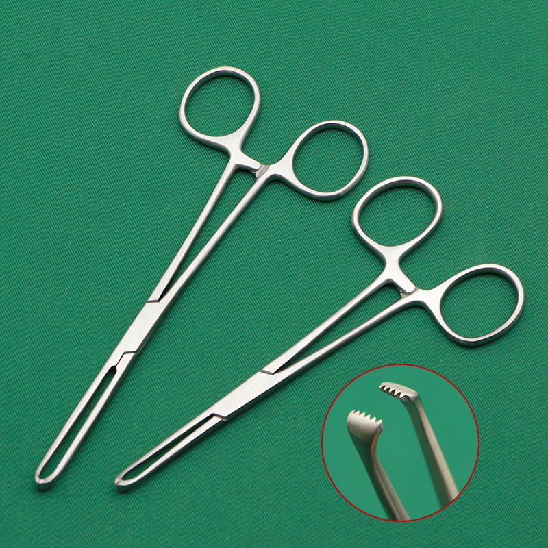 组织钳爱丽丝钳鼠齿钳艾丽丝钳基础外科手术器械整形夹持钳 14cm 组织