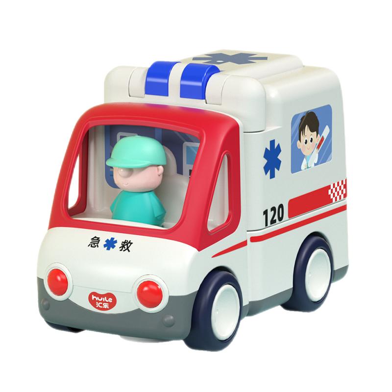 HUILE汇乐玩具：年糕妈妈甄选早教消防车救护车|什么软件能查早教启智最低价