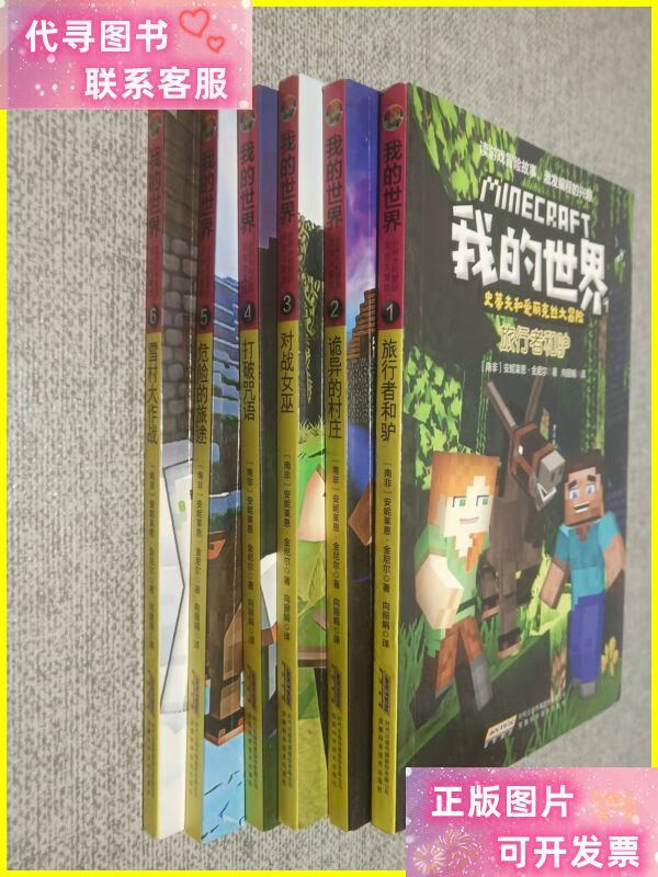 我的世界·史蒂夫和爱丽克丝大冒险(套装6册) 安徽科技二手书