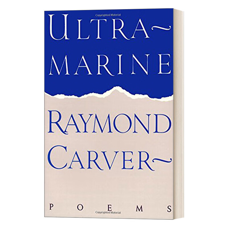 ultramarine: poems 海青色:诗集 raymond carver雷蒙德·卡佛 英文版
