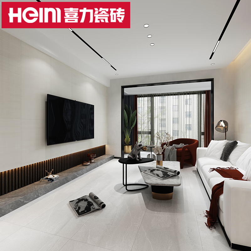 喜力(heinitile)光影极雕系列客厅卧室600x1200墙面地板砖 单片价 ha