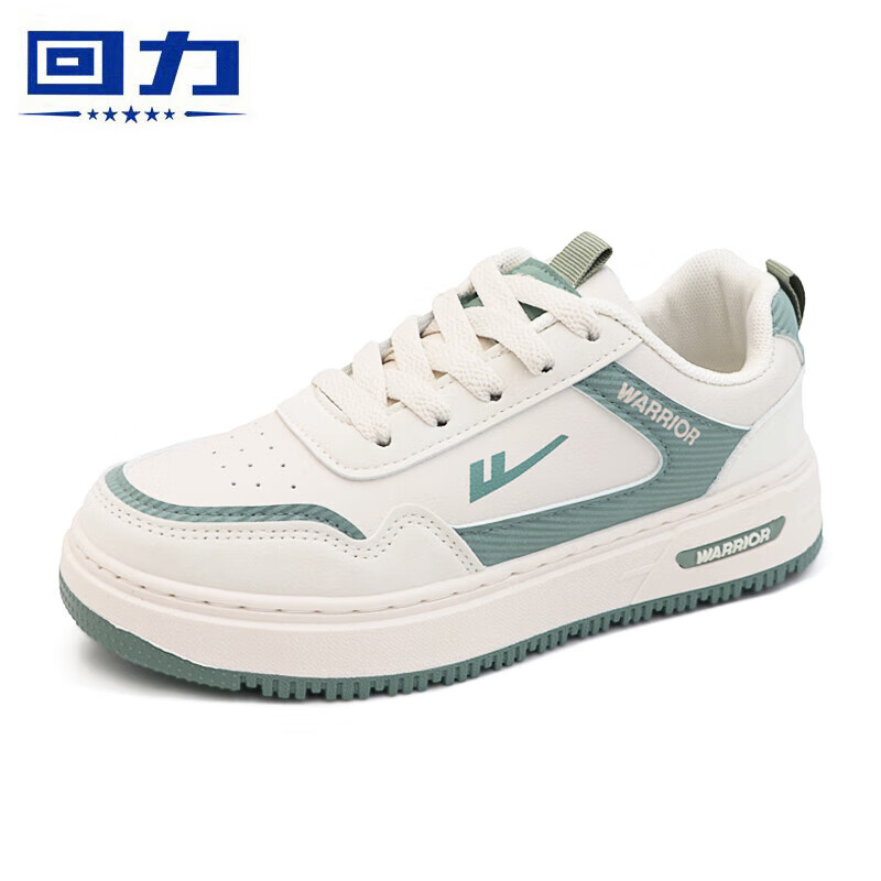 回力(warrior)女鞋板鞋百搭休闲鞋学生系带跑步运动鞋 wxp(wz)-1034