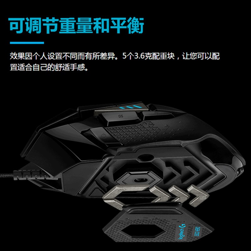 Logitech 罗技g502 Hero 主宰者有线鼠标dpi Rgb 229元包邮 需用券 聚超值