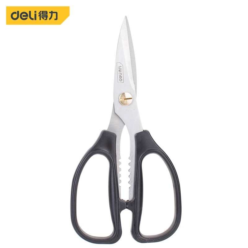 得力(deli) 家用强力剪刀不锈钢多功能厨房剪民用剪手动工具 家用强力剪175mm DL2614怎么样,好用不?