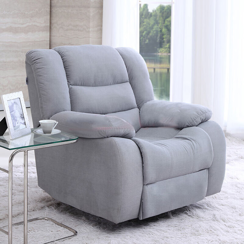 意梵尼布艺电动功能沙发 单人位个人休闲智能舱 功能沙发 布艺沙发