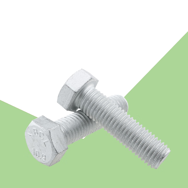 达克罗10.9级外六角螺丝国标高强度镀六角螺栓螺丝m8m10m12*120 m8*16