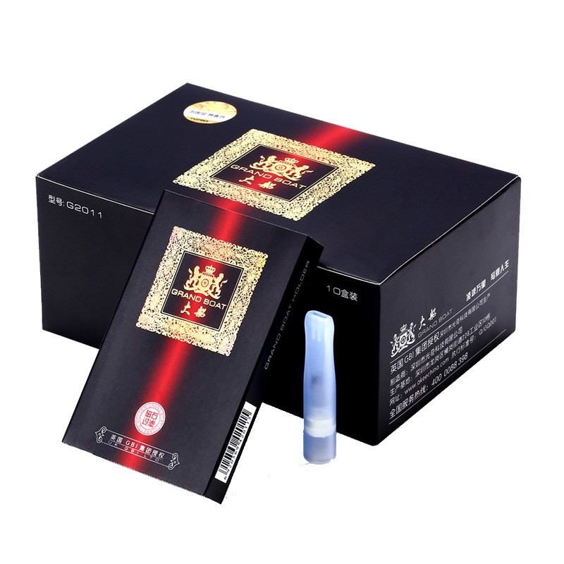 大船（Grand Boat） 过滤烟嘴一次性三重磁石抛弃型吸烟过滤嘴男士香烟过滤器净烟器 G2011三重磁石过滤烟嘴80支