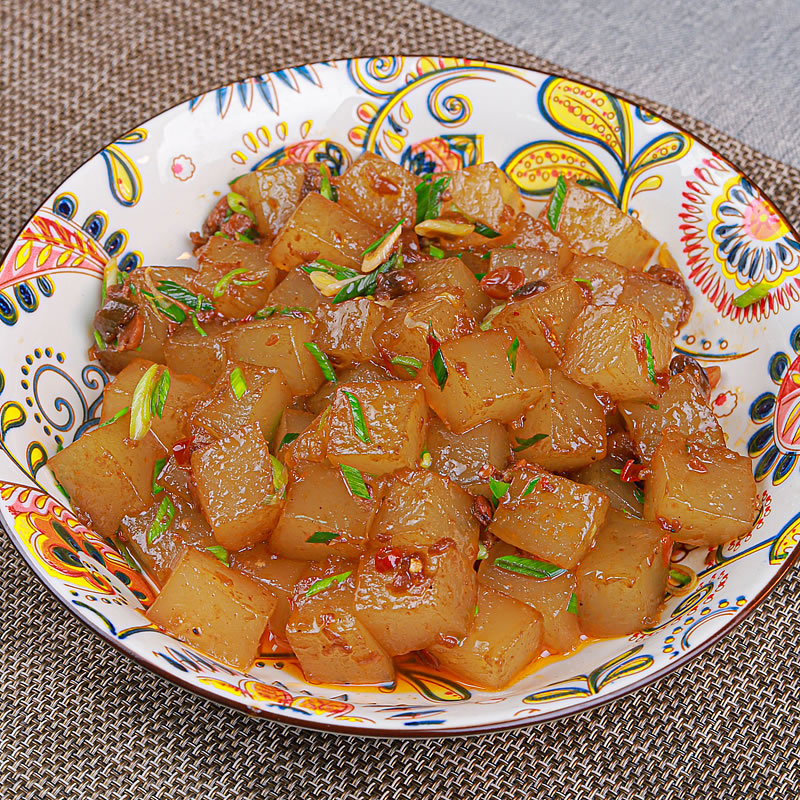 米多奇红薯凉粉河南特产小吃炒凉粉块成品420g*2袋即食煎凉粉条火烧夹