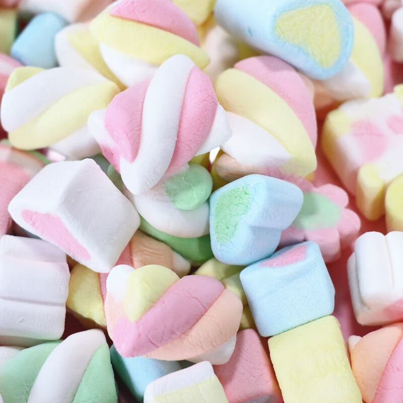 hywlkj棉花糖网红零食健康食品牛扎糖雪花酥材料烘焙原料散装糖果