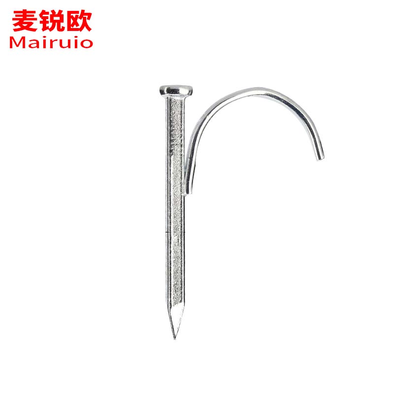麦锐欧 水管钩钉 铁管钉墙壁钉线管水管卡钉 水泥钩钉 入墙勾钉 固定