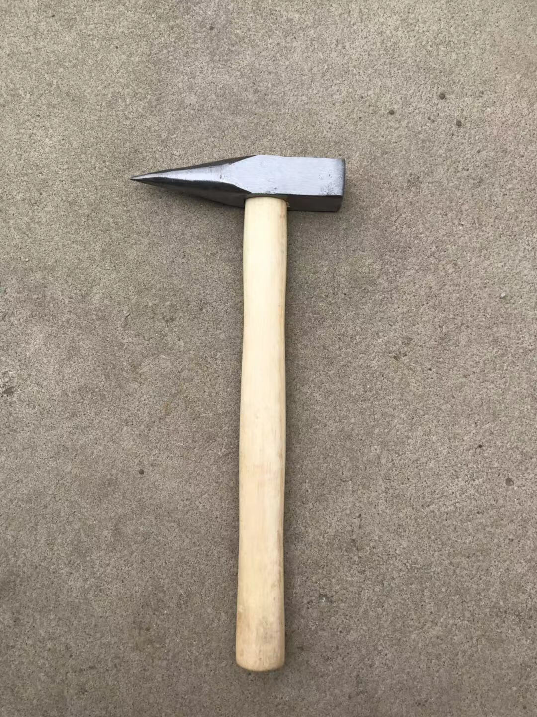 锤小锤子钣金锤电工锤木柄锤铁榔头锤子工具 木柄尖锤(一头尖一头方)