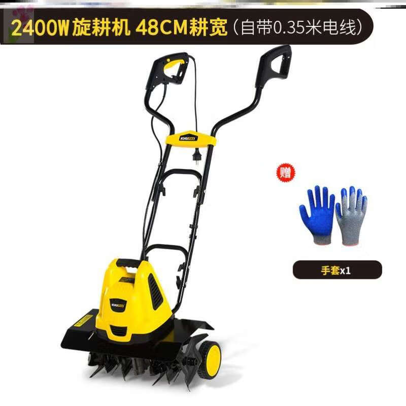 适之方便开沟器农机具新式轻便式小型机土地犁地机农用大棚微耕机耙田