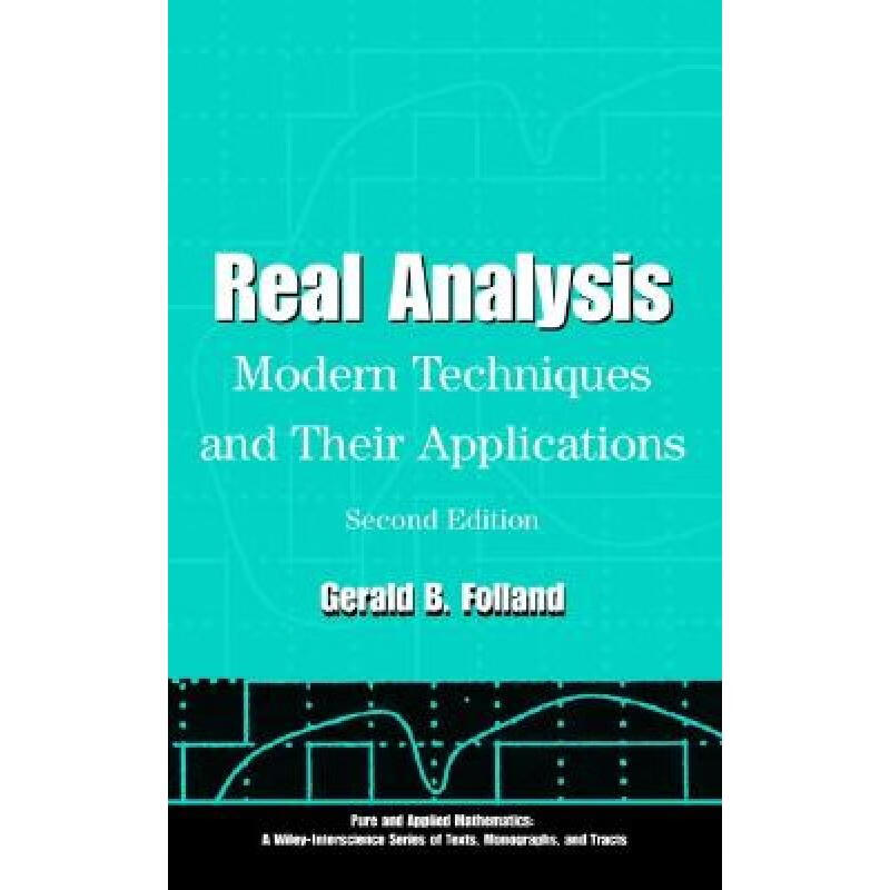 现货 实分析 Real Analysis: Modern Techniques And Their Applications, Second Edition [Wiley数学]