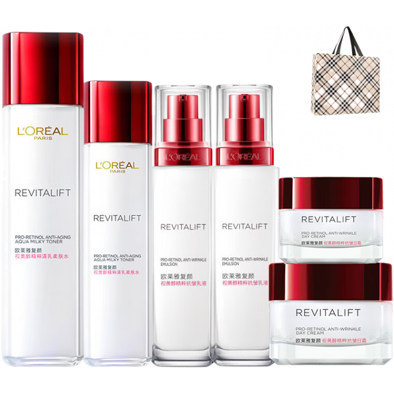 ŷ���ţ�LOREAL����װ������л�ױƷ���տ������ˮ�鵭�Ʋ�ˮ��ʪ������Ů������ 4�����տ��廤��6����