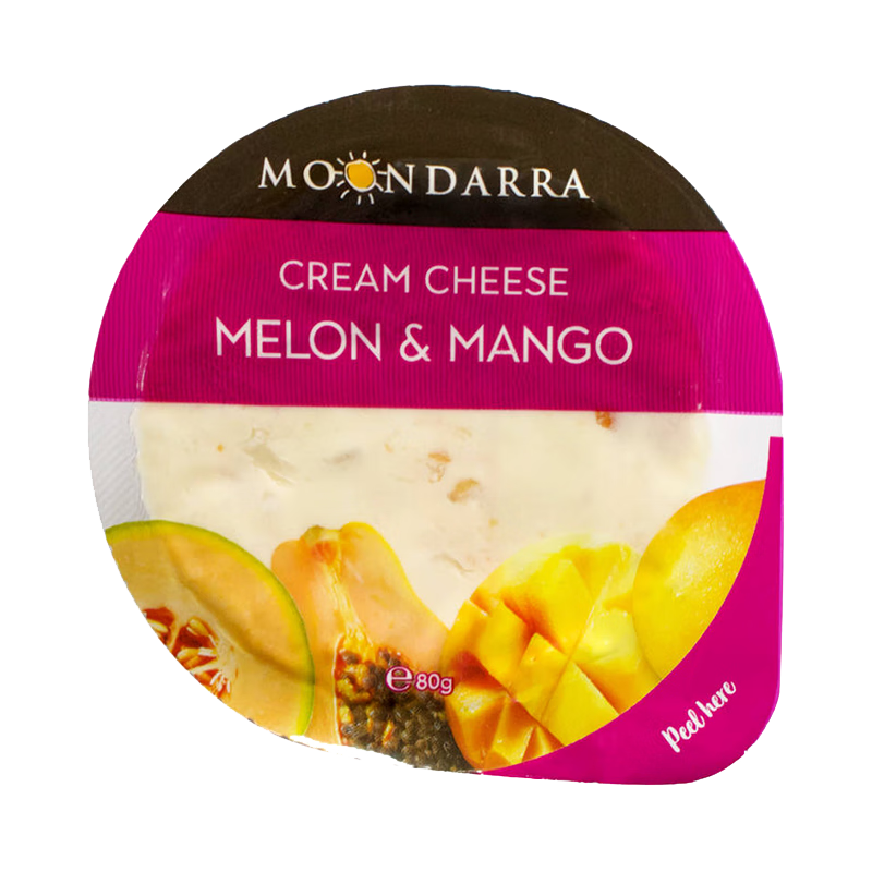 蒙达拉 甜瓜芒果稀奶油奶酪 80g 即食果味涂抹奶酪