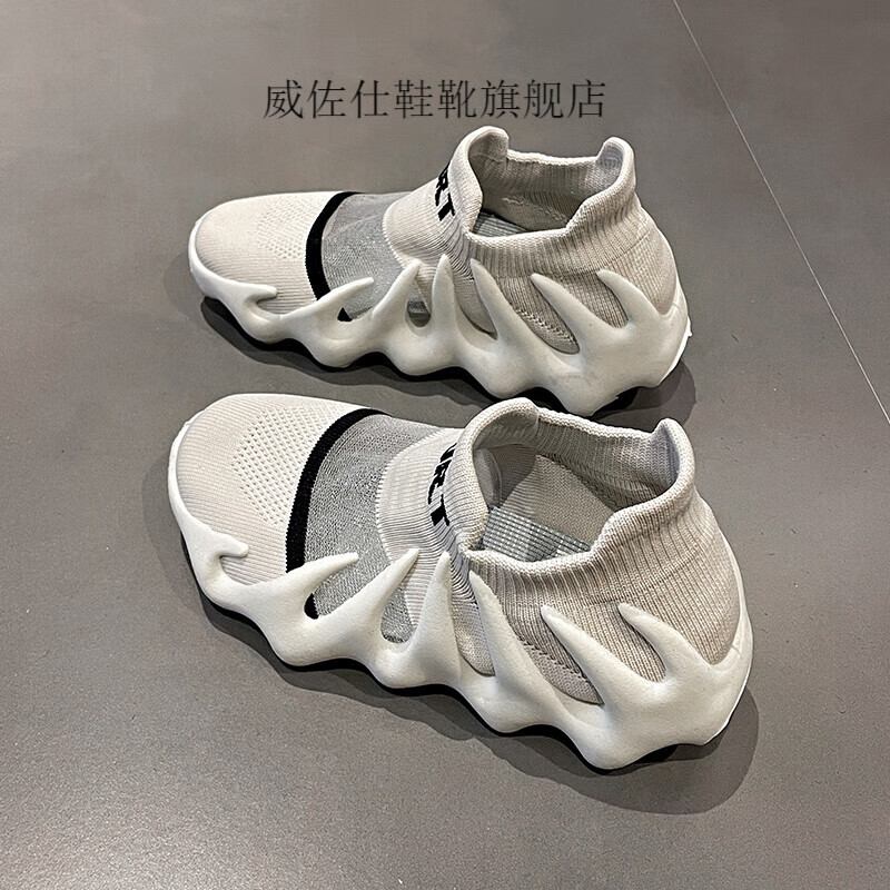 椰子鞋女夏季2023新款网鞋透气网面老爹运动女鞋休闲跑步鞋子 450-11