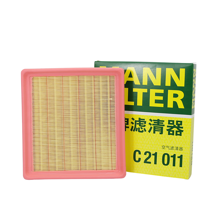 （MANNFILTER）曼牌空滤空气滤芯格滤清器自吸发动机 C21011 斯柯达新明锐 15-18款 1.6