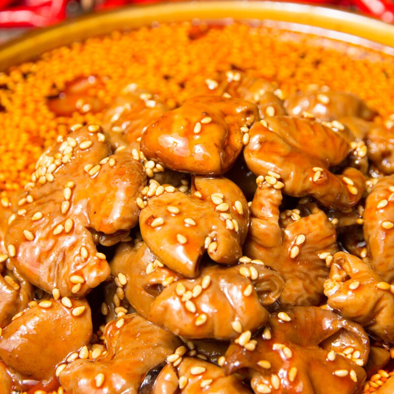 红油钵钵鸡风味江油肥肠即食猪大肠熟食下酒菜甜辣卤味小零食100g 甜