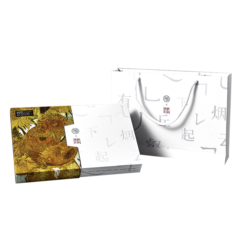 笔下文创朱炳仁联名梵高酸枝木钢笔高端轻奢送老师成人钢笔练字笔解压原创国潮高档商务办公送礼品礼盒 梵高-向日葵