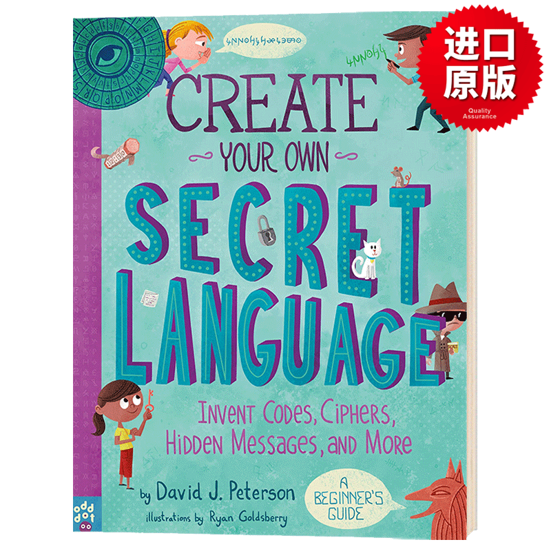 创造属于你自己的语言 Create Your Own Secret Language 英文原版 儿童