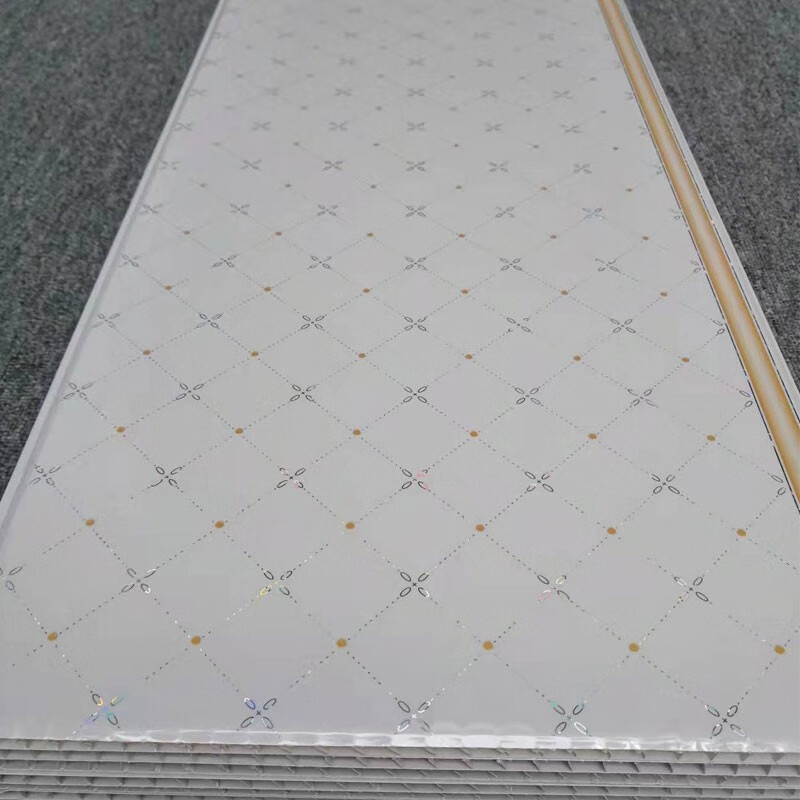 宣琅pvc长条塑料吊顶扣板熟胶天花板屋顶客厅卧室卫生间装饰材料自装