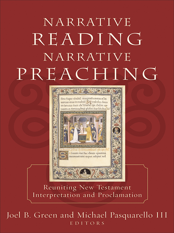 narrative reading, narrative preaching