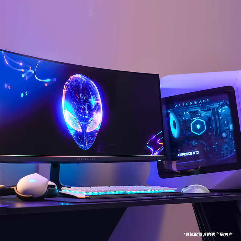 直降 3500 元：外星人 AW3423DW 34 英寸曲面显示器促销，4K 175Hz休闲区蓝鸢梦想 - Www.slyday.coM