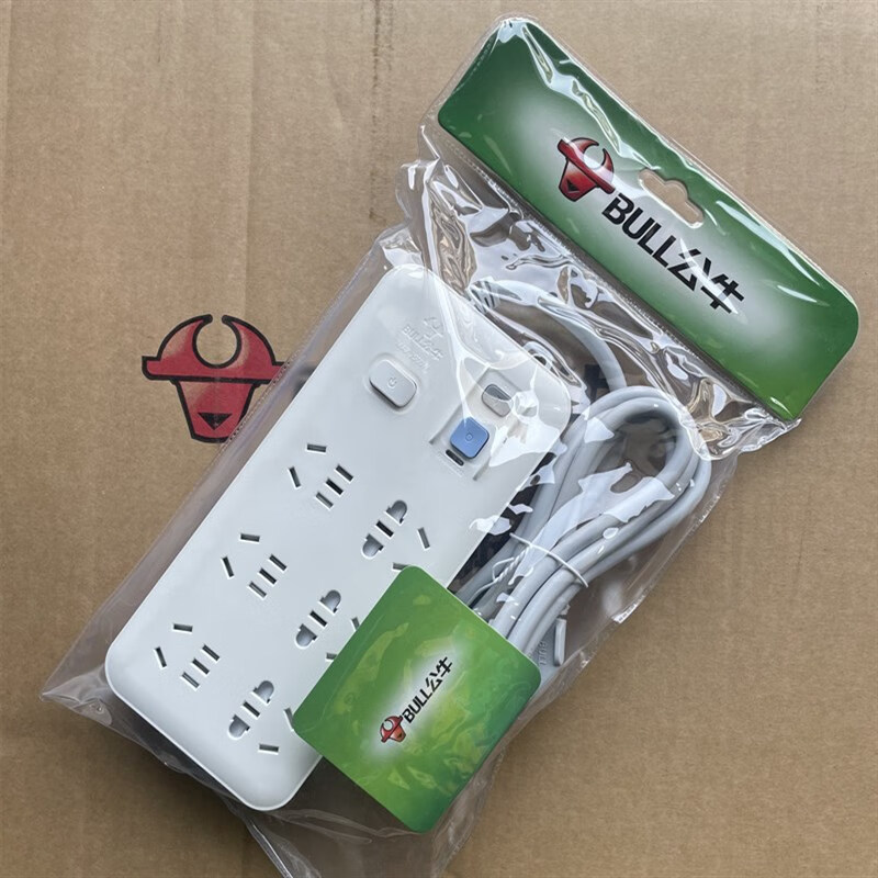 公牛公牛防漏电保护插座带漏电保护器的排插板防触电插线板插排gn-705