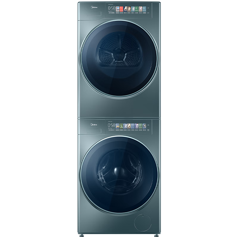 ���ģ�Midea��ϴ����װ10�����Ͳϴ�»�ȫ�Զ�+�ȱú�ɻ�Ԫ�������ݱ�������ë����������ȫǶ��Ͳ MG100LAIR+MH100IAIR3