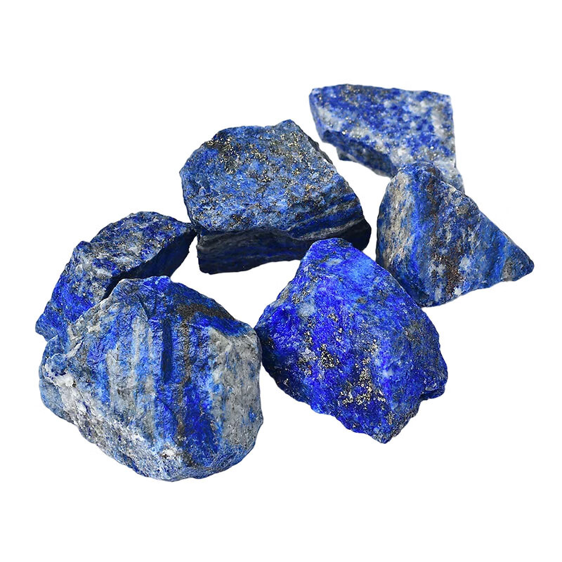 粟慄天然青金石原石矿石扩香石鱼缸花盆造景家居装饰摆件教学科普标本