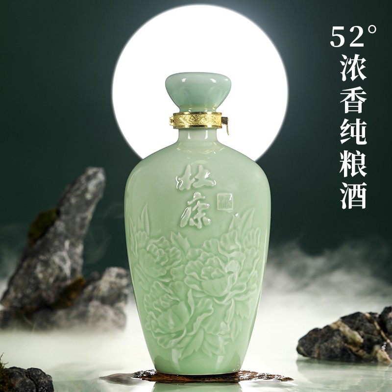 杜康御藏白酒52度1.5L【青瓷坛装】浓香型纯粮酒口粮酒粮食酒送礼礼盒 52度 1500mL 1坛 单坛酒盒装