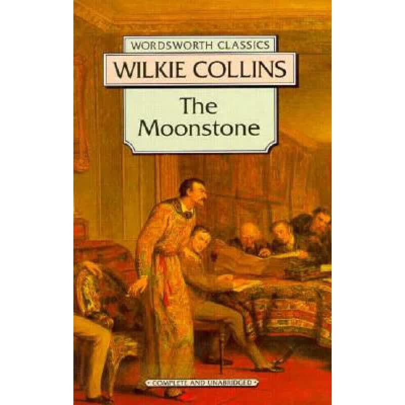 预售 包邮英文原版经典侦探小说The Moonstone月亮宝石威尔基·柯林斯