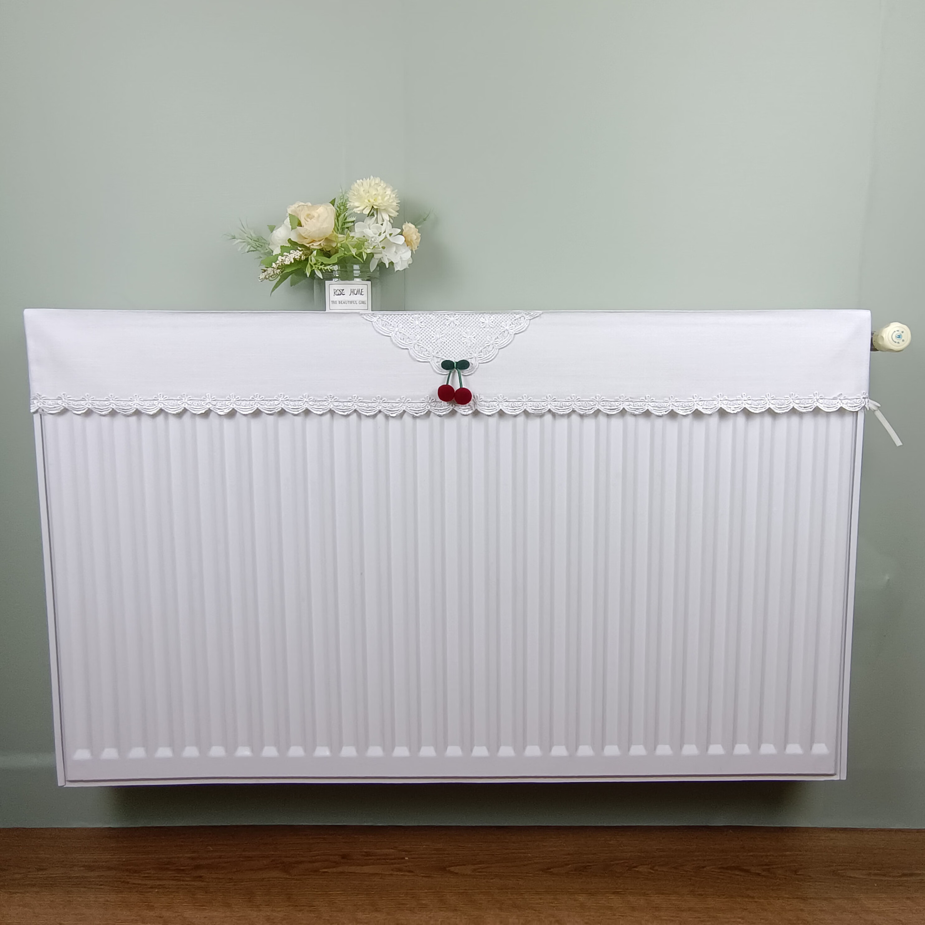 卓尔曼 欧式新古典暖气片罩暖气套新式轻奢暖气罩布艺防熏防尘盖巾