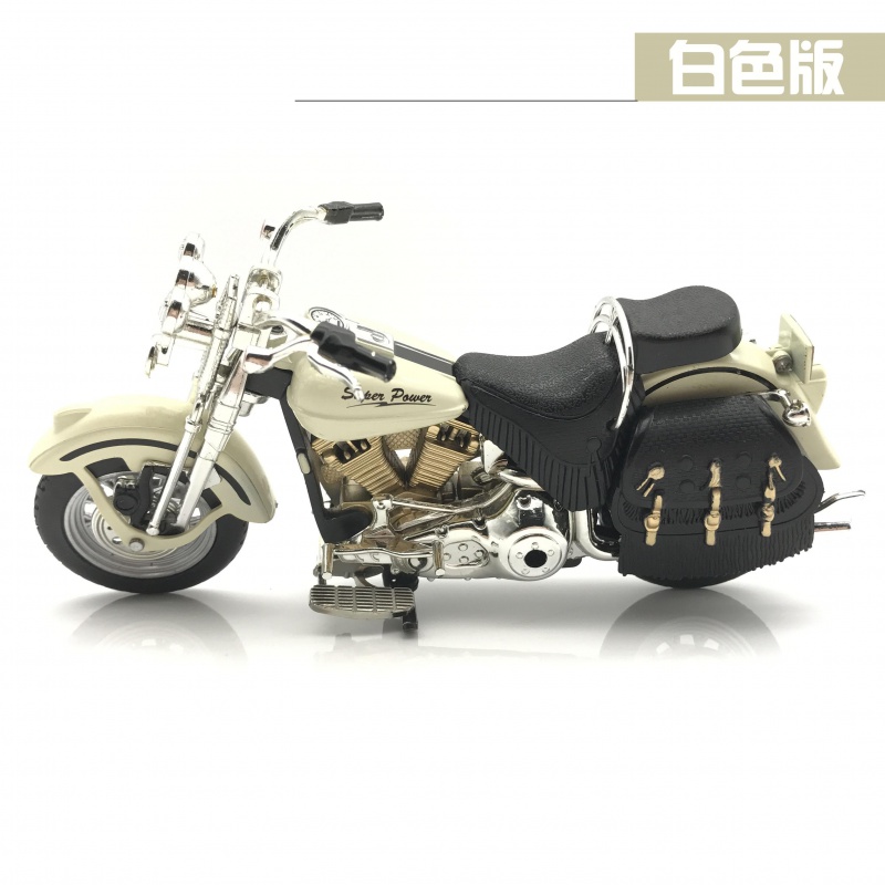 哈雷摩托车重型模型新品机车模型摆件哈蕾摩托车礼物合金玩具车仿真