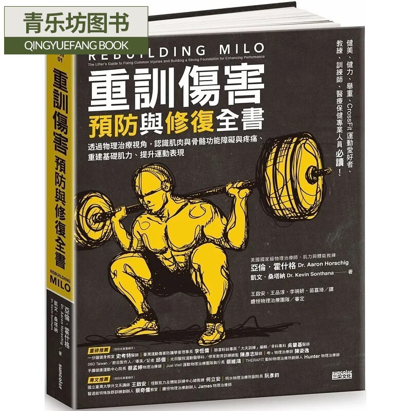 现货 亚伦．霍什格 重训伤害预防与修复全书：透过物理治疗视角，认识肌肉与骨骼功能障碍与疼痛、重建基础肌力，提升运动表现 三采 台版原版 运动保健