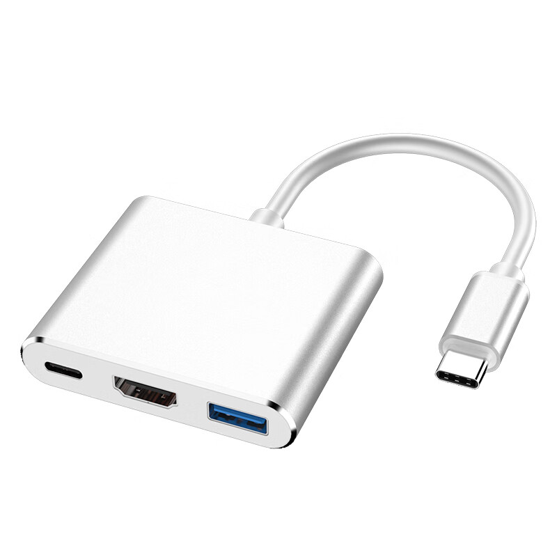 优霆Type-c转HDMI+USB加PD供电HUB手机笔记本投屏扩展显示投影转换器 USB3.1 Type-c转HDMI+USB Type-c转换器 京东折扣/优惠券
