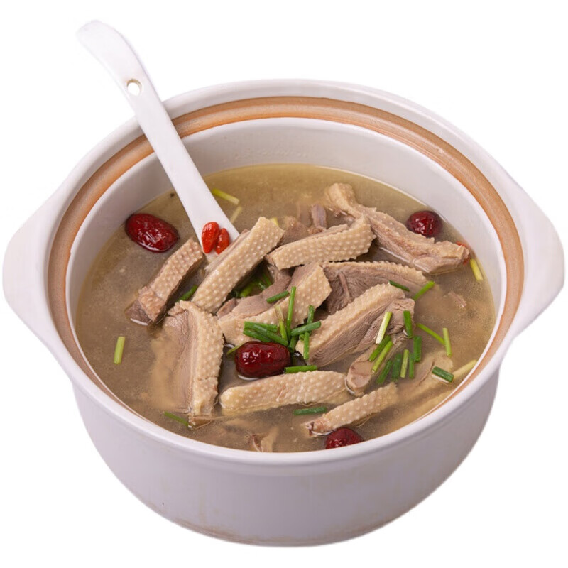 味巴哥(weibage)河南信阳特产固始清汤鹅块煲新鲜现做鹅块哥火锅杂真