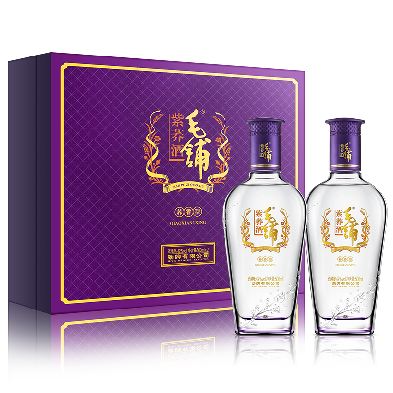 劲牌 毛铺紫荞酒 52%vol 500ml*2瓶 礼盒装