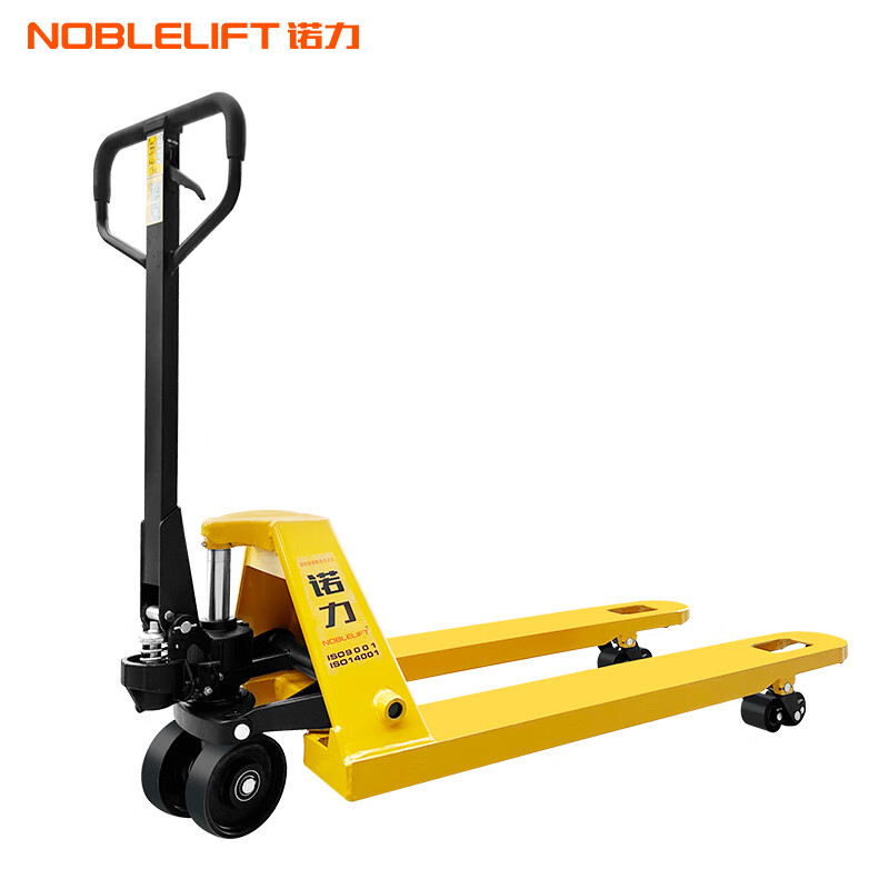 诺力(noblelift)叉车cbk5吨手动液压搬运车地牛手拉车托盘升降铲车宽
