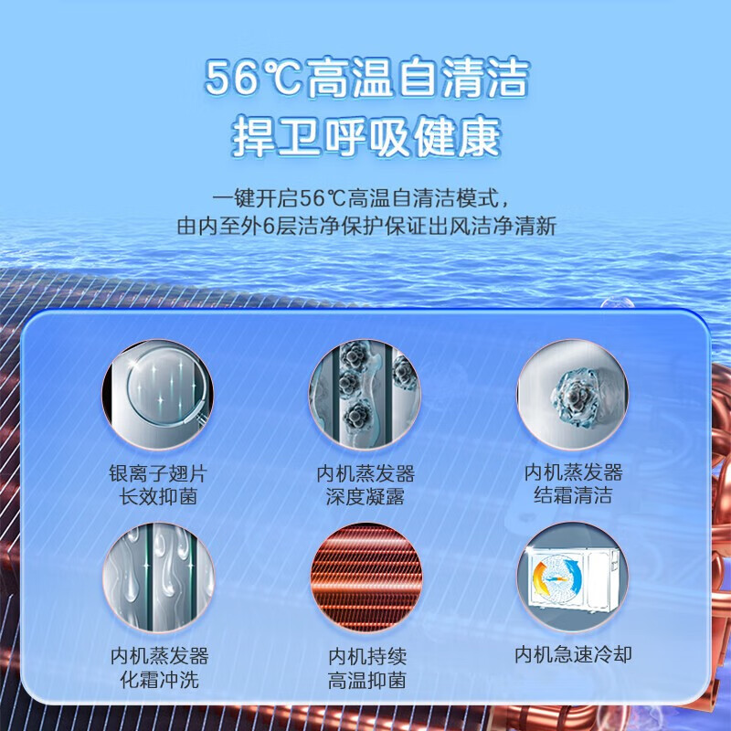 海尔海尔智家出品2匹变频新一级节能独立除湿自清洁挂机大挂空调 2匹 一级能效 变频自清洁空调