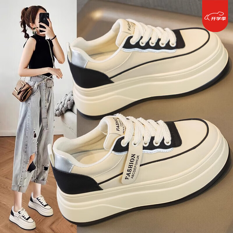 MARY JSTNI���ר�񱬿�С��ЬŮ2026�����¿�ٴ������߰�Ь�˶�����ŮЬ�� HK201����ɫ�� 38