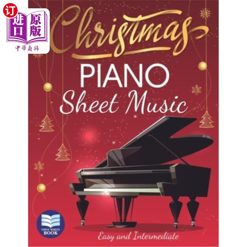 海外直订christmas piano sheet music: christmas carols for