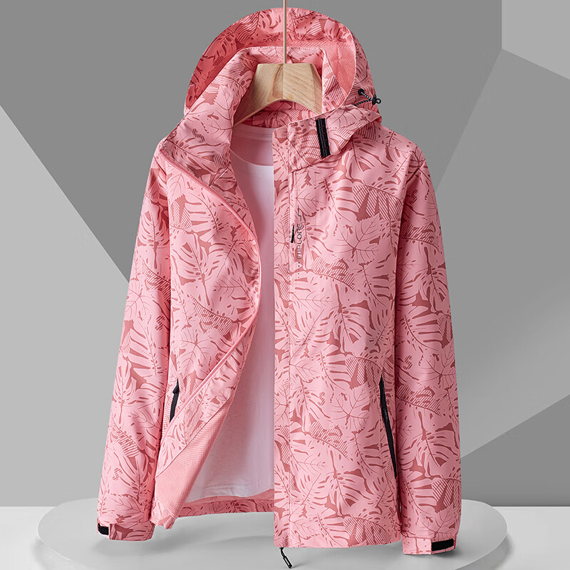 西域骆驼新款冲锋衣薄款男女单层纯色潮牌外套迷彩风衣春秋防水保暖