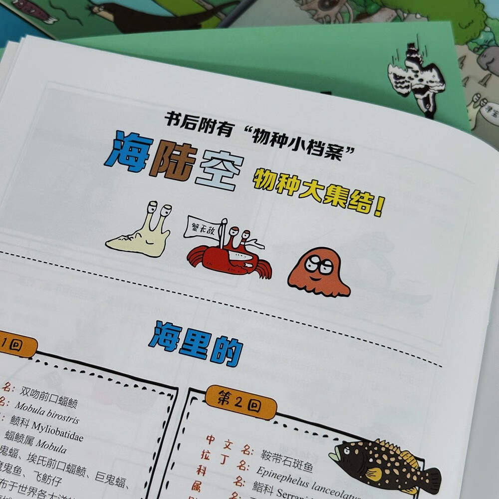 【京东首发】我们赶海去(1-4套装)附赠导读手册 无穷小亮推荐 海洋生物科普图书